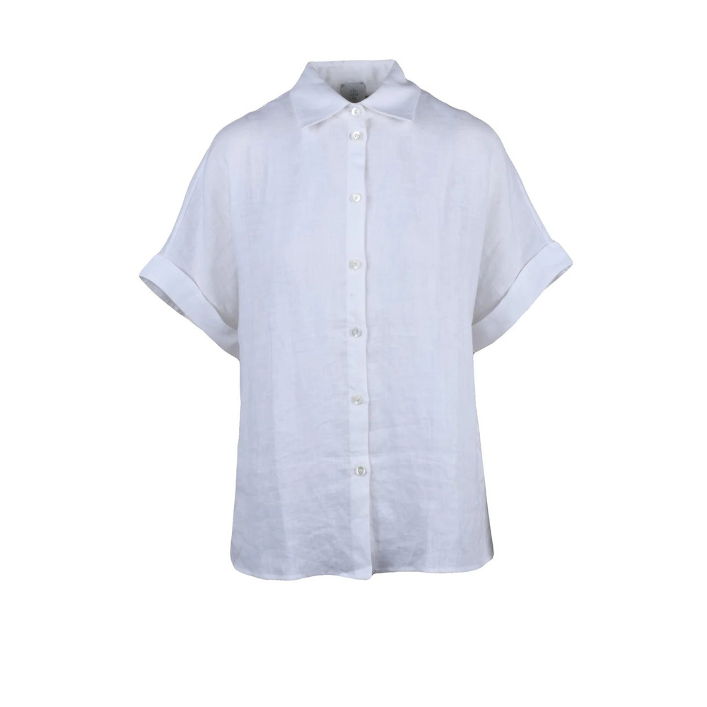 ELEVENTY White Women Linen Shirt